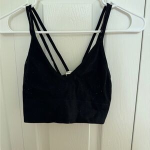 Bozzolo Black Strappy Bralette